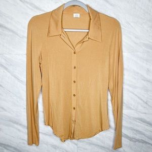 Aritzia Wilfred Button Down Top Medium